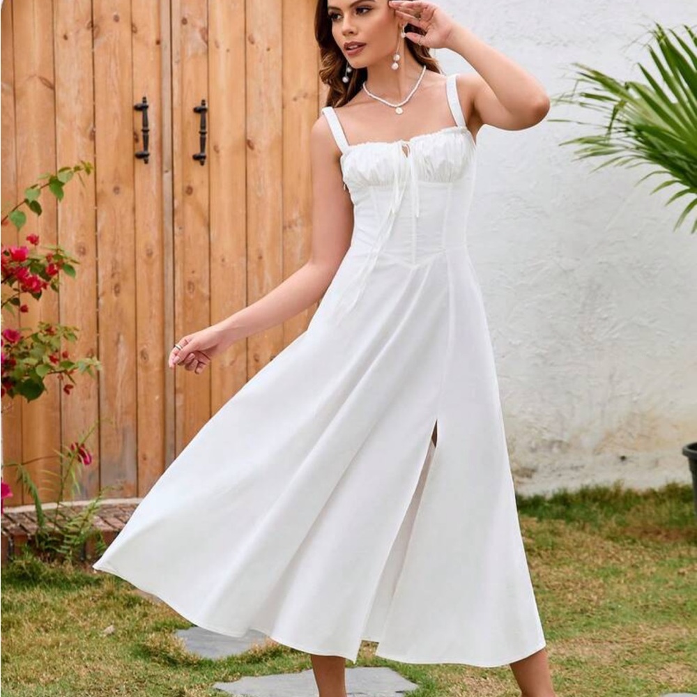 White dress